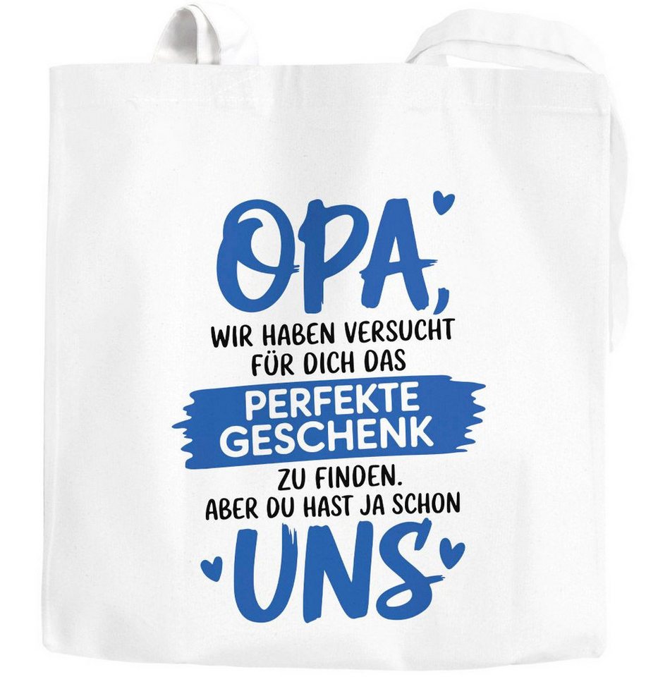 MoonWorks Einkaufsshopper Jutebeutel Spruch Lustig Geschenk finden Papa, Opa, Bonus Papa von MoonWorks