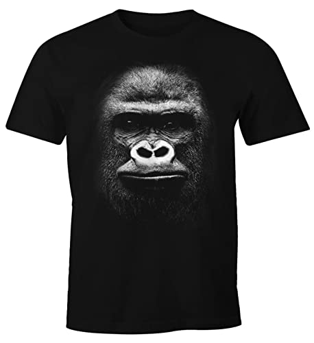 MoonWorks Herren T-Shirt 3D Gorilla Gorillakopf Fun-Shirt schwarz L MoonWorks Herren T-Shirt 3D Gorilla Gorillakopf Fun-Shirt schwarz L von MoonWorks
