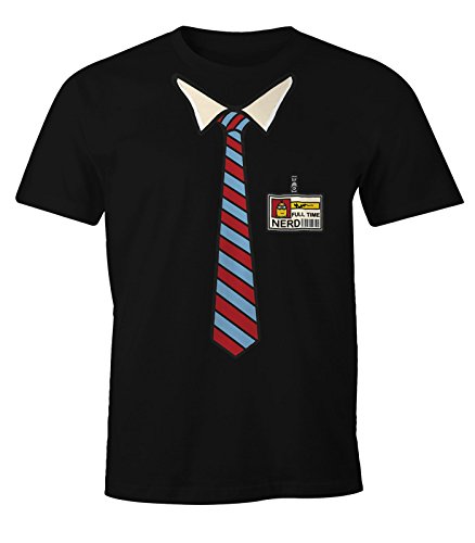 MoonWorks Herren T-Shirt Full Time Nerd Geek Fun-Shirt schwarz XL MoonWorks Herren T-Shirt Full Time Nerd Geek Fun-Shirt schwarz XL von MoonWorks