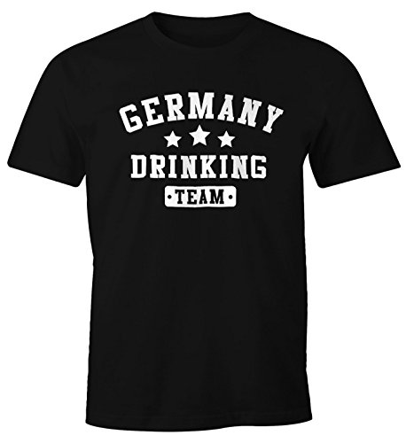 MoonWorks Herren T-Shirt Germany Drinking Team Bier Fun-Shirt schwarz 3XL MoonWorks Herren T-Shirt Germany Drinking Team Bier Fun-Shirt schwarz 3XL von MoonWorks