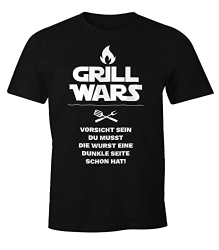 MoonWorks Herren T-Shirt Grill Wars mit Spruch Fun-Shirt schwarz M MoonWorks Herren T-Shirt Grill Wars mit Spruch Fun-Shirt schwarz M von MoonWorks