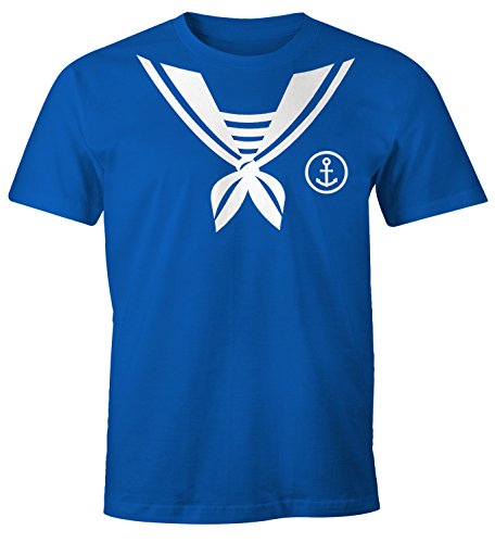 MoonWorks Herren T-Shirt Matrose Sailor Fasching Fasching-Shirt Fun-Shirt Karneval Fastnacht blau M MoonWorks Herren T-Shirt Matrose Sailor Fasching Fasching-Shirt Fun-Shirt Karneval Fastnacht blau M von MoonWorks