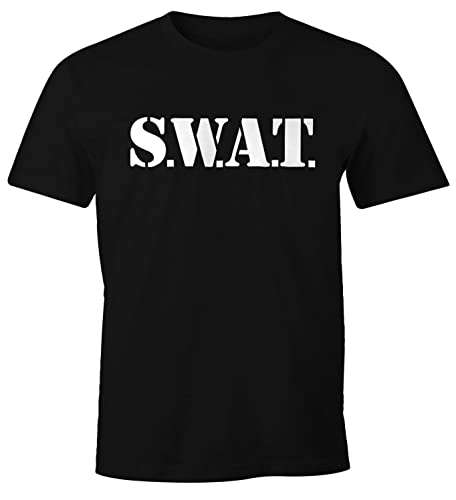 MoonWorks Herren T-Shirt SWAT Shirt Faschings-Shirt Kostüm Verkleidung Karneval Fun-Shirt schwarz XL MoonWorks Herren T-Shirt SWAT Shirt Faschings-Shirt Kostüm Verkleidung Karneval Fun-Shirt schwarz XL von MoonWorks