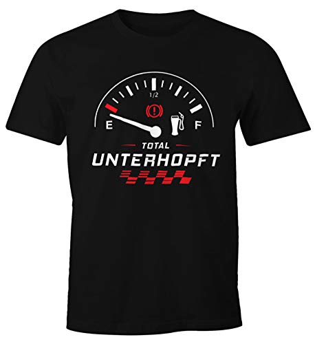 MoonWorks Herren T-Shirt Total Unterhopft Bier Tankanzeige Tacho Fun-Shirt schwarz M MoonWorks Herren T-Shirt Total Unterhopft Bier Tankanzeige Tacho Fun-Shirt schwarz M von MoonWorks