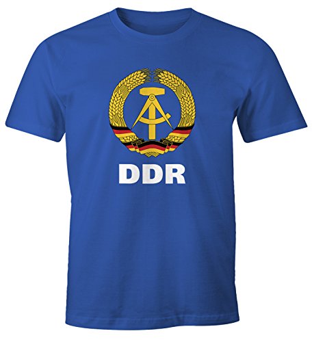 MoonWorks Herren T-Shirt WM DDR Nostalgie Fun-Shirt blau XXL MoonWorks Herren T-Shirt WM DDR Nostalgie Fun-Shirt blau XXL von MoonWorks