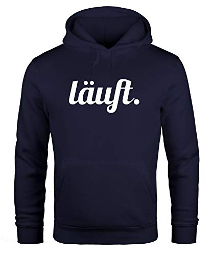 MoonWorks Hoodie Herren läuft Sweatshirt Kapuzenpullover Sweater Männer Navy 4XL von MoonWorks