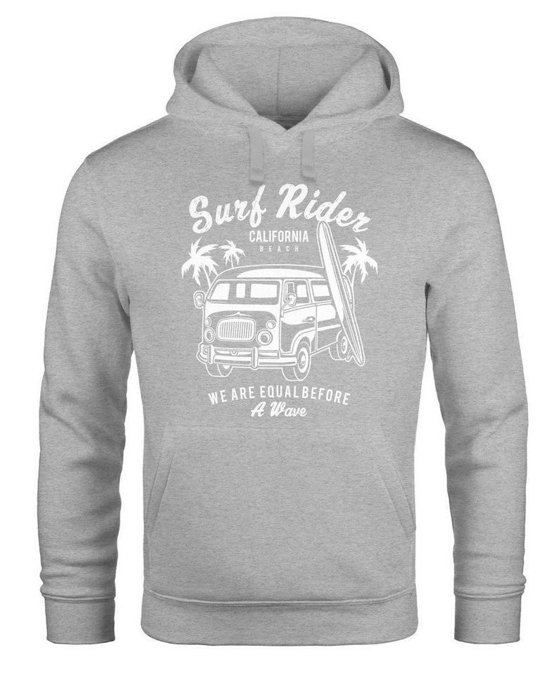 MoonWorks Hoodie Hoodie Herren Retro Bus Surfing Kapuzenpullover Pullover mit Kapuze von MoonWorks