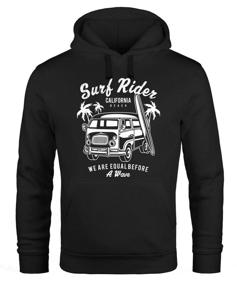 MoonWorks Hoodie Hoodie Herren Retro Bus Surfing Kapuzenpullover Pullover mit Kapuze von MoonWorks