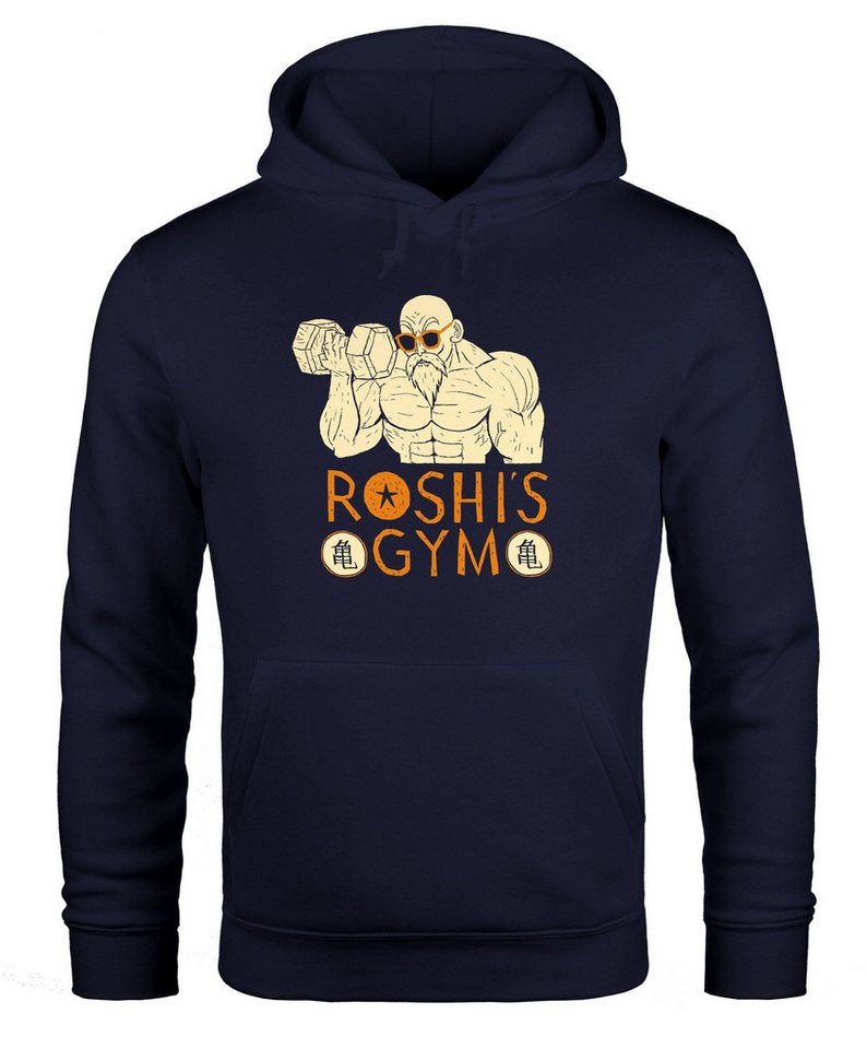 MoonWorks Hoodie Hoodie Herren Roshis Gym Dragonball Bodybuilding Kapuzenpullover von MoonWorks