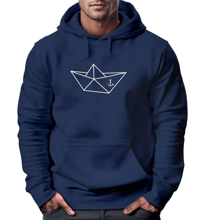 MoonWorks Hoodie Hoodie Herren Schiff Anker Kapuzenpullover Pullover mit Kapuze von MoonWorks