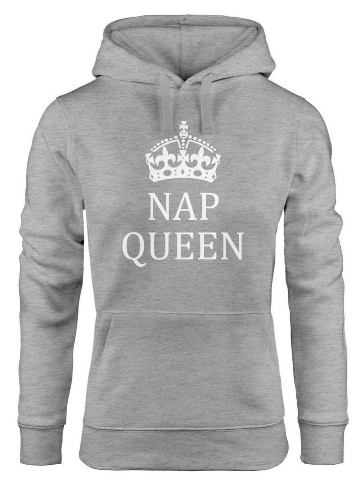 MoonWorks Hoodie Kapuzen-Pullover Damen NAP Queen Crown Hoodie Moonworks® von MoonWorks