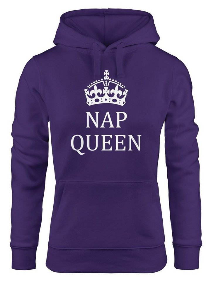 MoonWorks Hoodie Kapuzen-Pullover Damen NAP Queen Crown Hoodie Moonworks® von MoonWorks