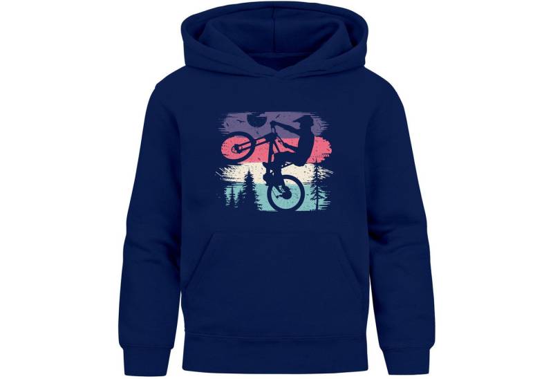 MoonWorks Hoodie Kinder Hoodie Jungen Mädchen BMX Bike Wheelie Stunt Motiv von MoonWorks