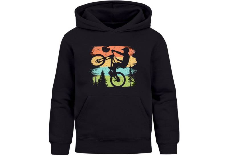 MoonWorks Hoodie Kinder Hoodie Jungen Mädchen BMX Bike Wheelie Stunt Motiv von MoonWorks