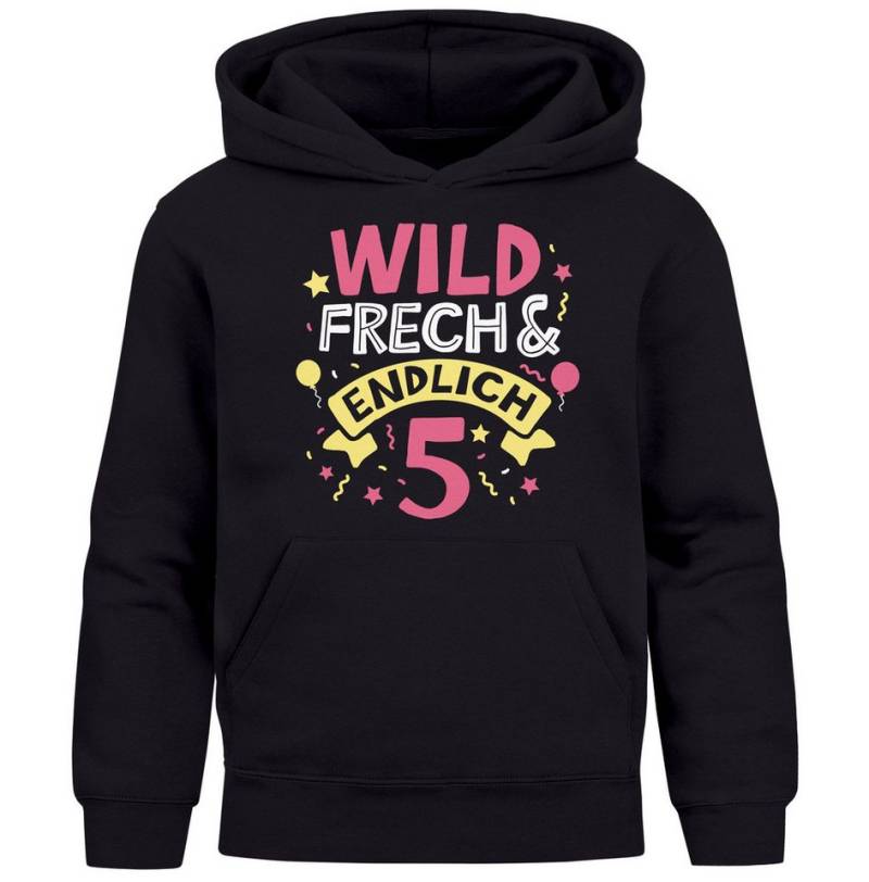 MoonWorks Hoodie Kinder Hoodie Mädchen Geschenk Geburtstag Alter Zahl 4-10 und Spruch von MoonWorks