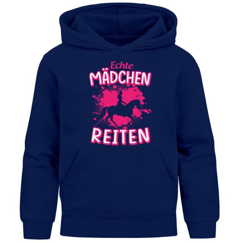MoonWorks Hoodie Kinder Hoodie Mädchen Pferde Aufdruclk Spruch lustig Echte Mädchen von MoonWorks