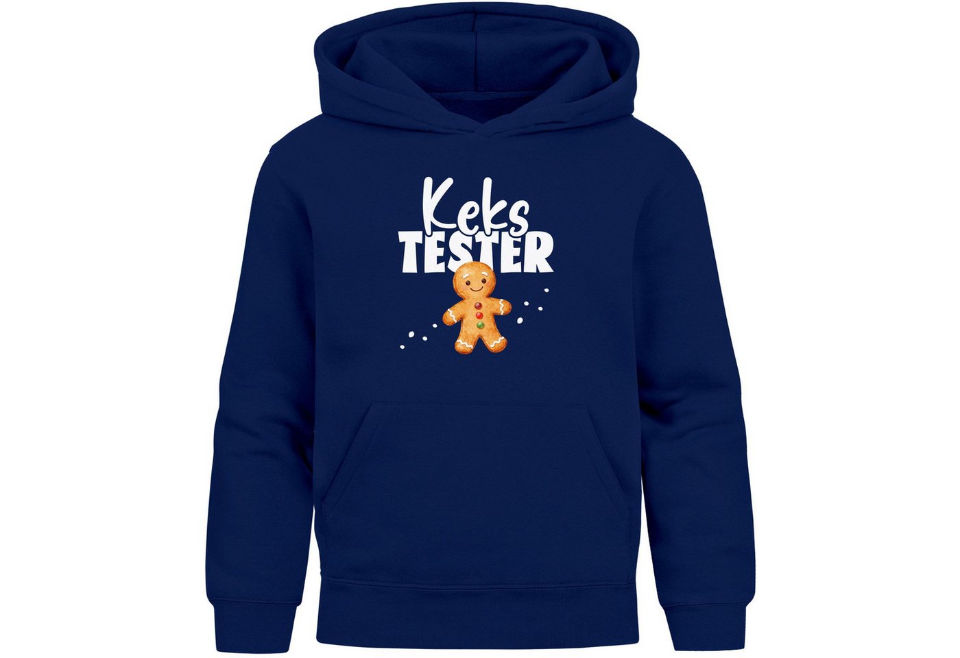 MoonWorks Hoodie Kinder Hoodie Weihnachtspullover Jungen Kekstester Lebkuchen von MoonWorks