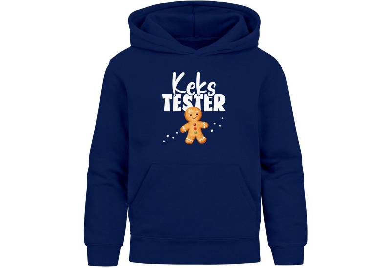 MoonWorks Hoodie Kinder Hoodie Weihnachtspullover Jungen Kekstester Lebkuchen von MoonWorks