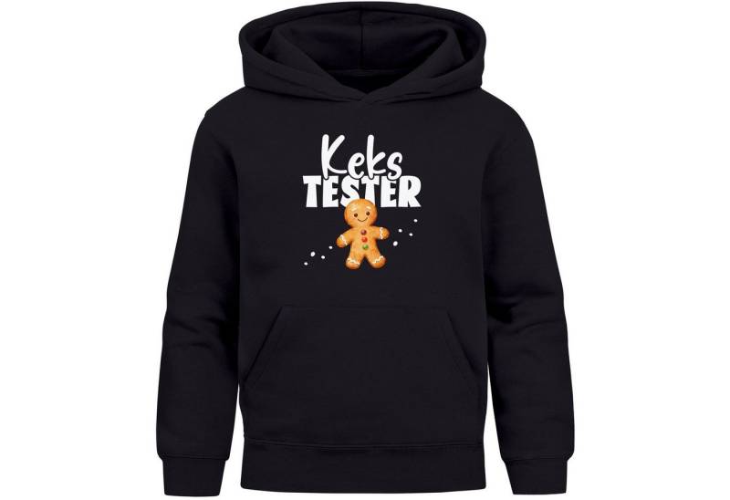 MoonWorks Hoodie Kinder Hoodie Weihnachtspullover Jungen Kekstester Lebkuchen von MoonWorks