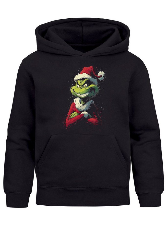 MoonWorks Hoodie Kinder Hoodie Weihnachtspullover Jungen Mädchen, Aufdruck von MoonWorks