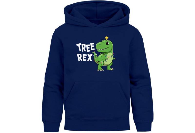 MoonWorks Hoodie Kinder Hoodie Weihnachtspullover Jungen Mädchen Tree Rex von MoonWorks