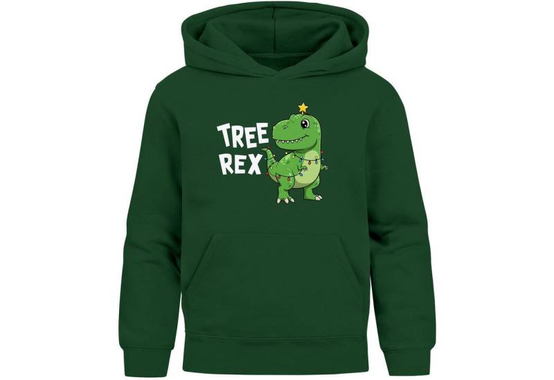 MoonWorks Hoodie Kinder Hoodie Weihnachtspullover Jungen Mädchen Tree Rex von MoonWorks