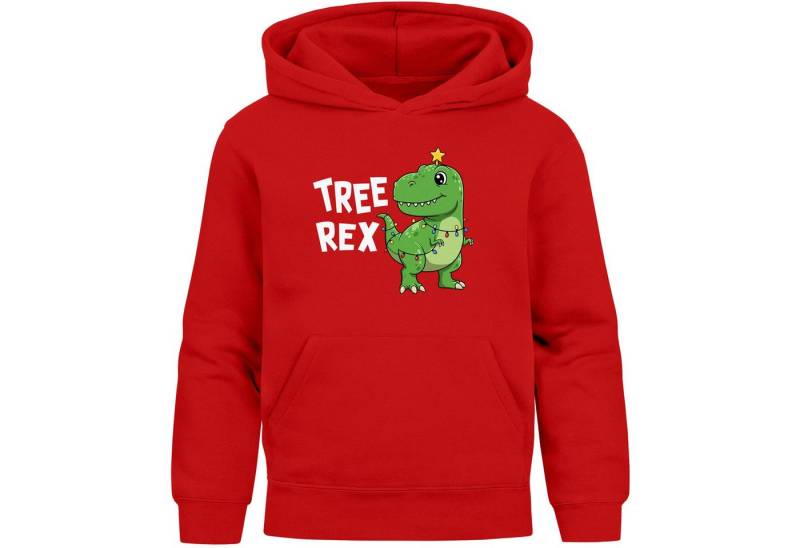 MoonWorks Hoodie Kinder Hoodie Weihnachtspullover Jungen Mädchen Tree Rex von MoonWorks