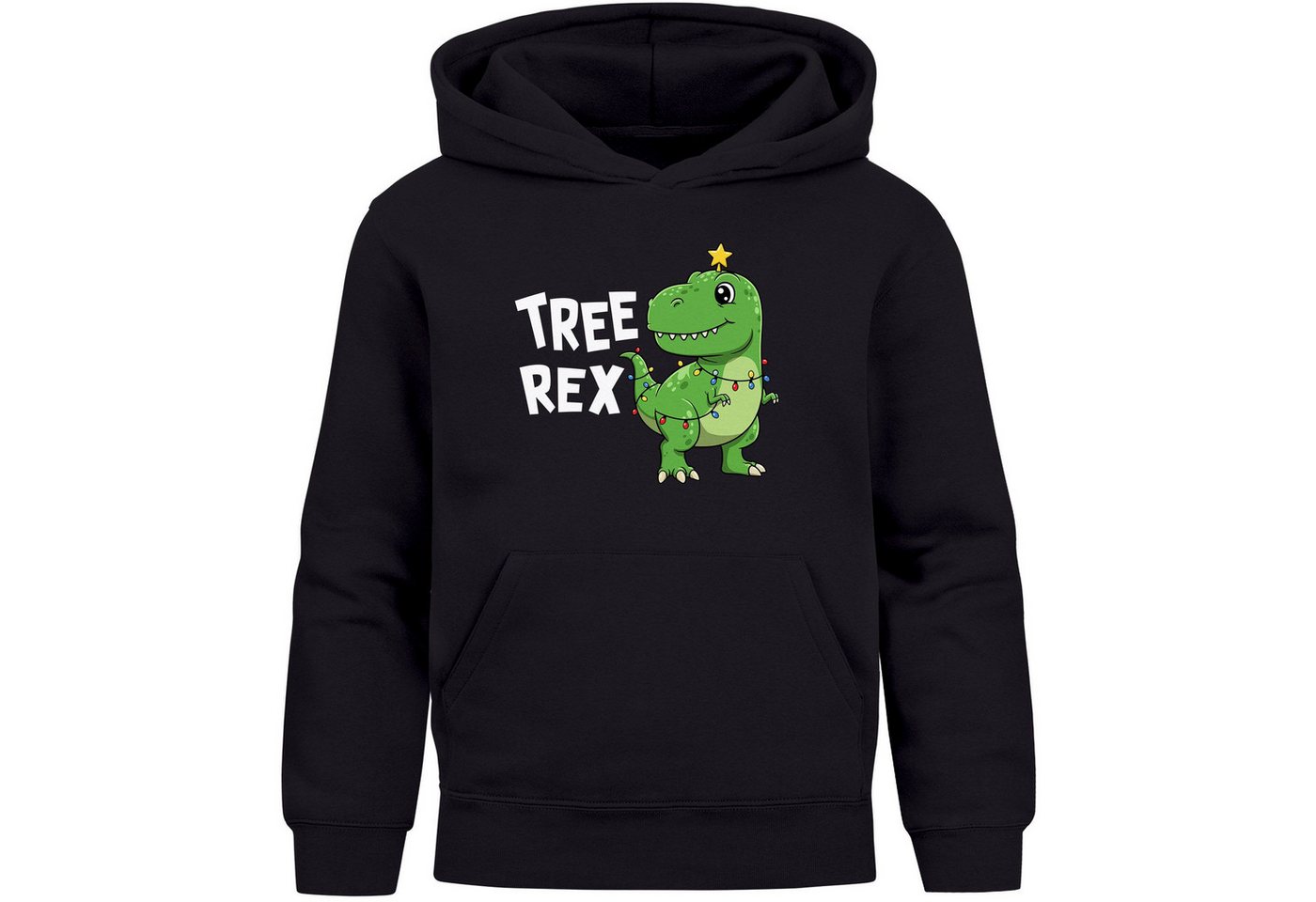 MoonWorks Hoodie Kinder Hoodie Weihnachtspullover Jungen Mädchen Tree Rex von MoonWorks