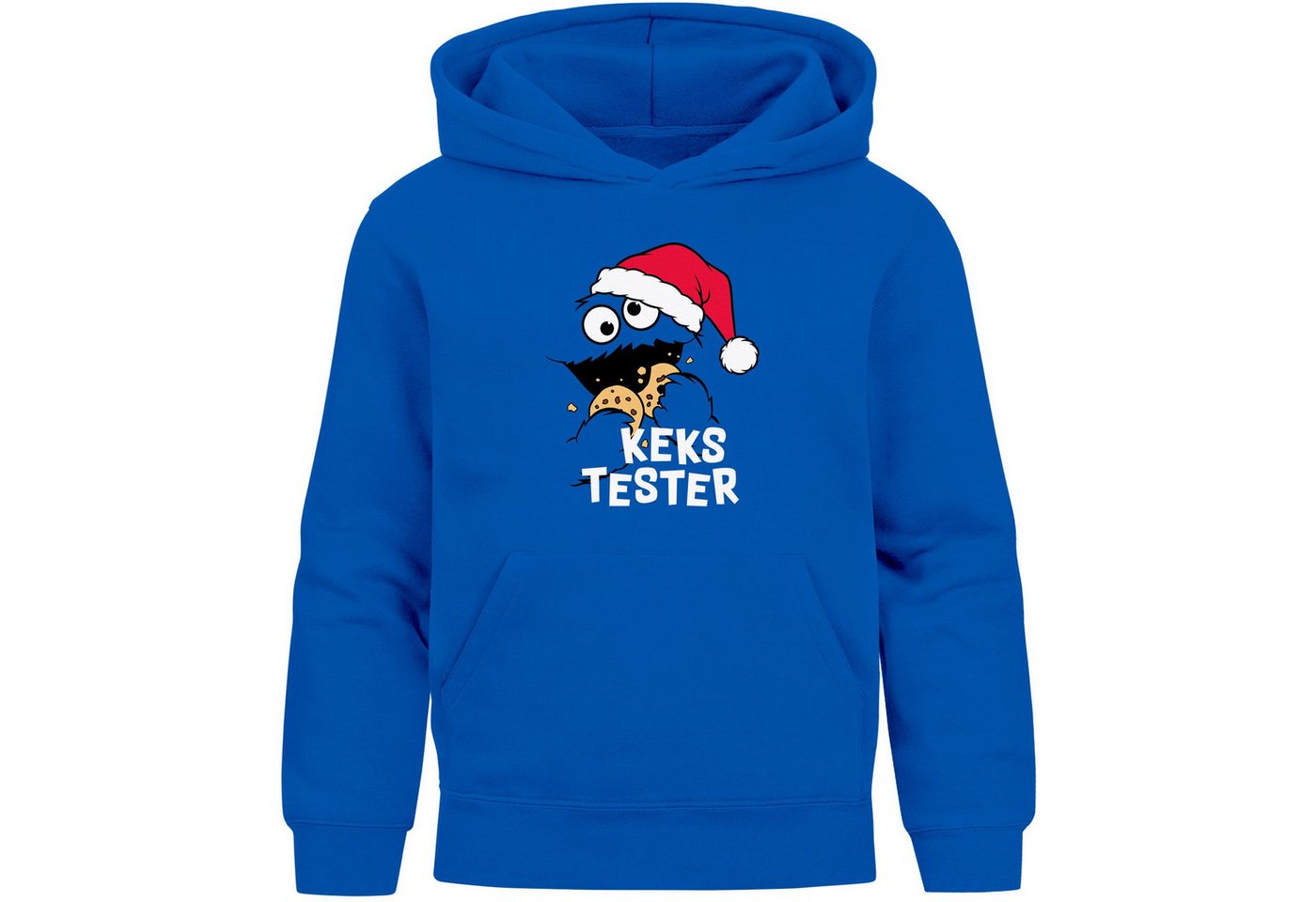 MoonWorks Hoodie Kinder Hoodie Weihnachtspullover Keks Tester Cookie Monster Jungen von MoonWorks