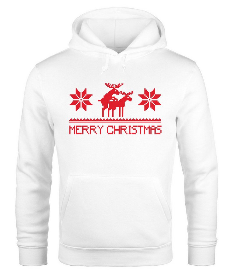 MoonWorks Hoodie Ugly Christmas Sweater Hoodie Herren Kapuzen-Pullover Moonworks® von MoonWorks