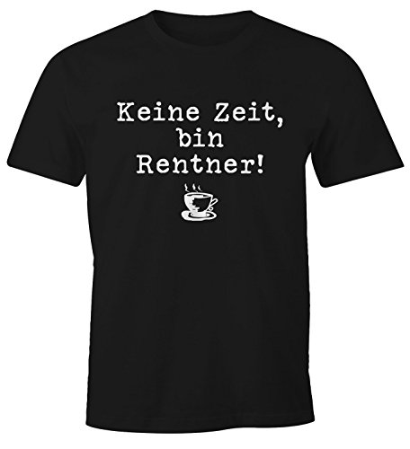 MoonWorks Keine Zeit Bin Rentner Spruch Herren T-Shirt schwarz XXL MoonWorks Keine Zeit Bin Rentner Spruch Herren T-Shirt schwarz XXL von MoonWorks