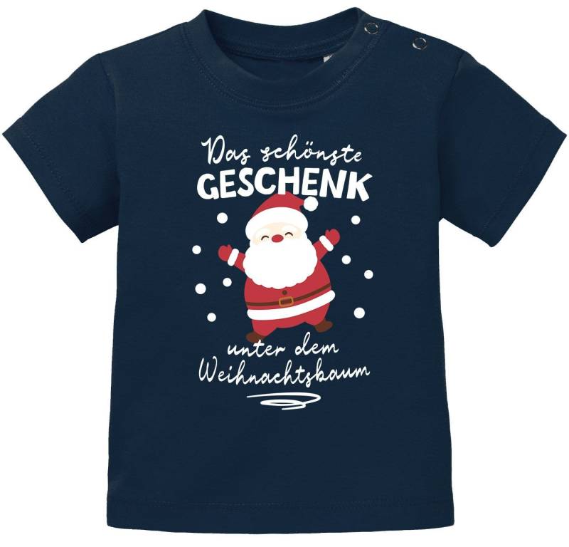 MoonWorks Print-Shirt Baby Shirt kurzarm Weihnachten Spruch Lustig Das schönste Geschenk von MoonWorks