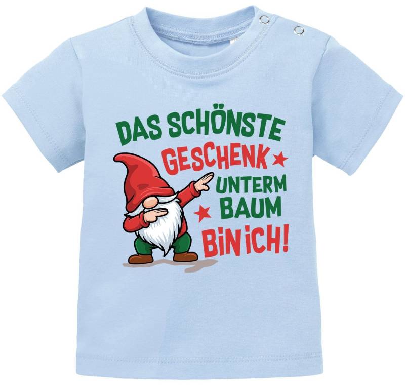 MoonWorks Print-Shirt Baby Shirt kurzarm Weihnachten Spruch lustig Wichtel Print XMAS von MoonWorks