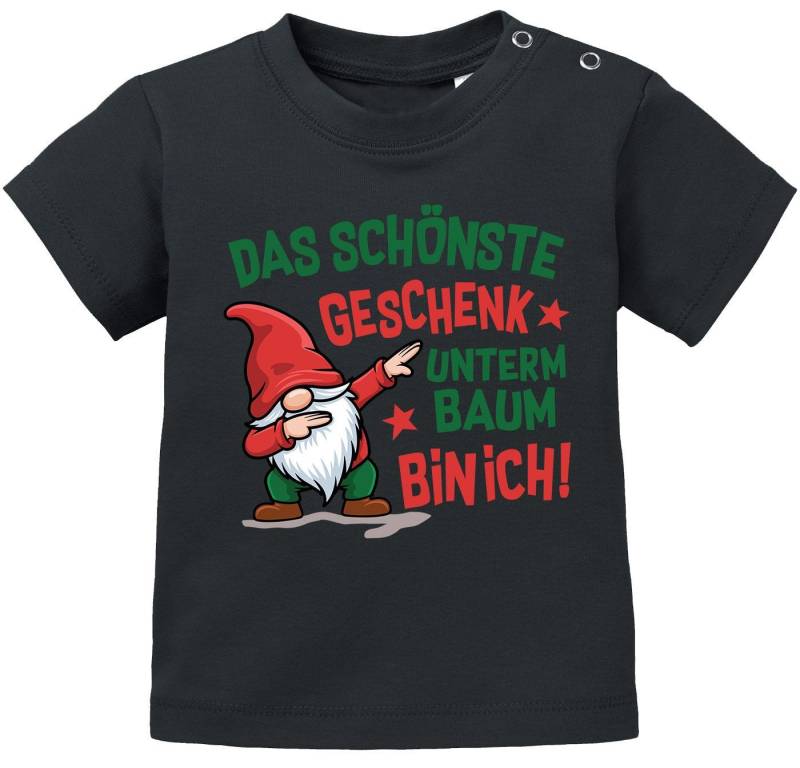 MoonWorks Print-Shirt Baby Shirt kurzarm Weihnachten Spruch lustig Wichtel Print XMAS von MoonWorks