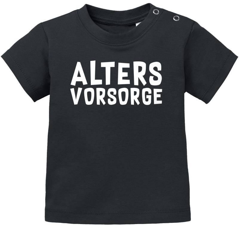 MoonWorks Print-Shirt Baby T-Shirt kurzarm Aufschrift Altersvorsorge - Lustiges Geschenk von MoonWorks