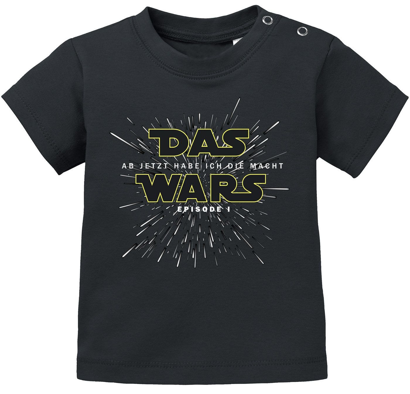 MoonWorks Print-Shirt Baby T-Shirt kurzarm Babyshirt Das Wars ab jetzt hab ich die Macht von MoonWorks
