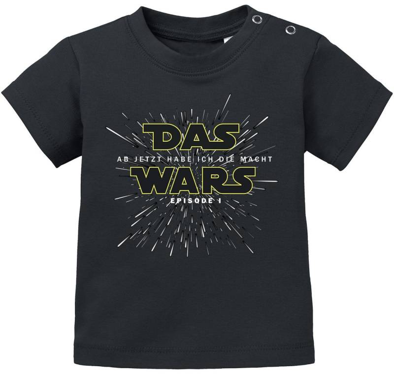 MoonWorks Print-Shirt Baby T-Shirt kurzarm Babyshirt Das Wars ab jetzt hab ich die Macht von MoonWorks
