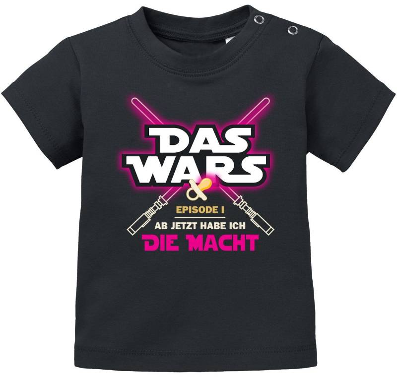 MoonWorks Print-Shirt Baby T-Shirt kurzarm Babyshirt Das Wars ab jetzt habe ich die Macht von MoonWorks