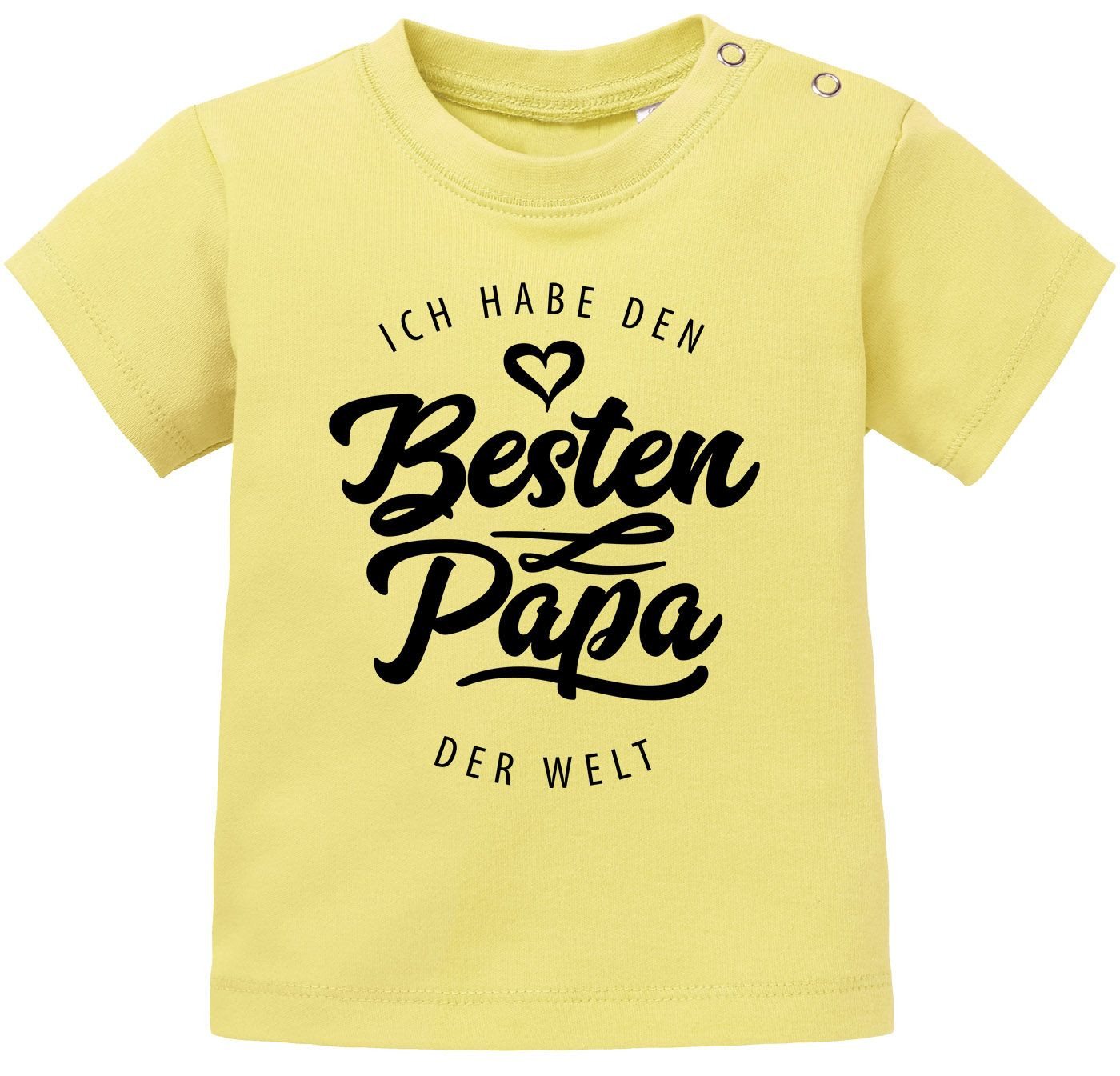 MoonWorks Print-Shirt Baby T-Shirt kurzarm Babyshirt Ich habe den besten Papa der Welt von MoonWorks