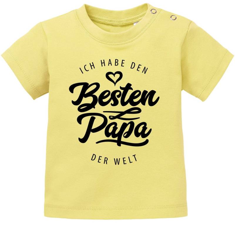 MoonWorks Print-Shirt Baby T-Shirt kurzarm Babyshirt Ich habe den besten Papa der Welt von MoonWorks