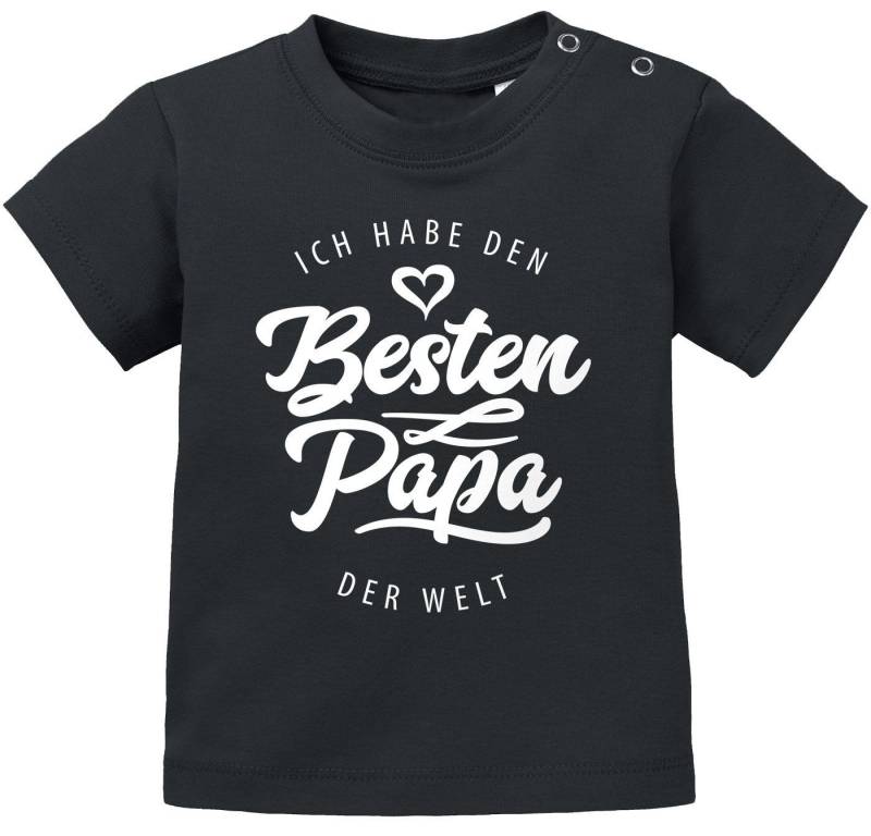 MoonWorks Print-Shirt Baby T-Shirt kurzarm Babyshirt Ich habe den besten Papa der Welt von MoonWorks