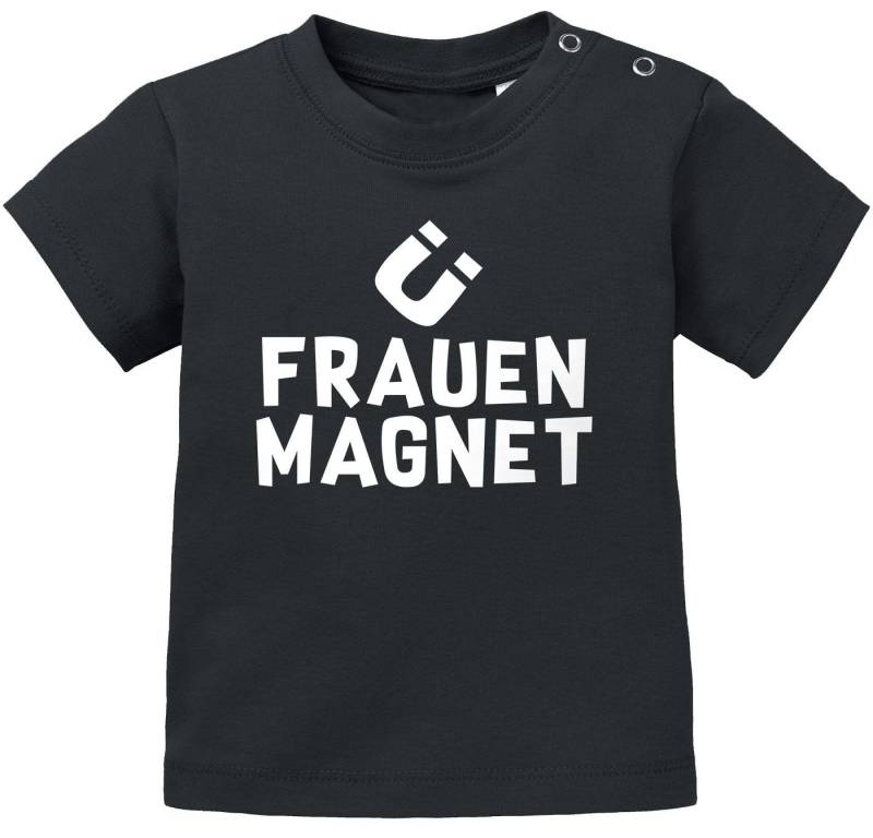 MoonWorks Print-Shirt Baby T-Shirt kurzarm Frauenmagnet, lustiges Geschenk für kleine Jungs von MoonWorks
