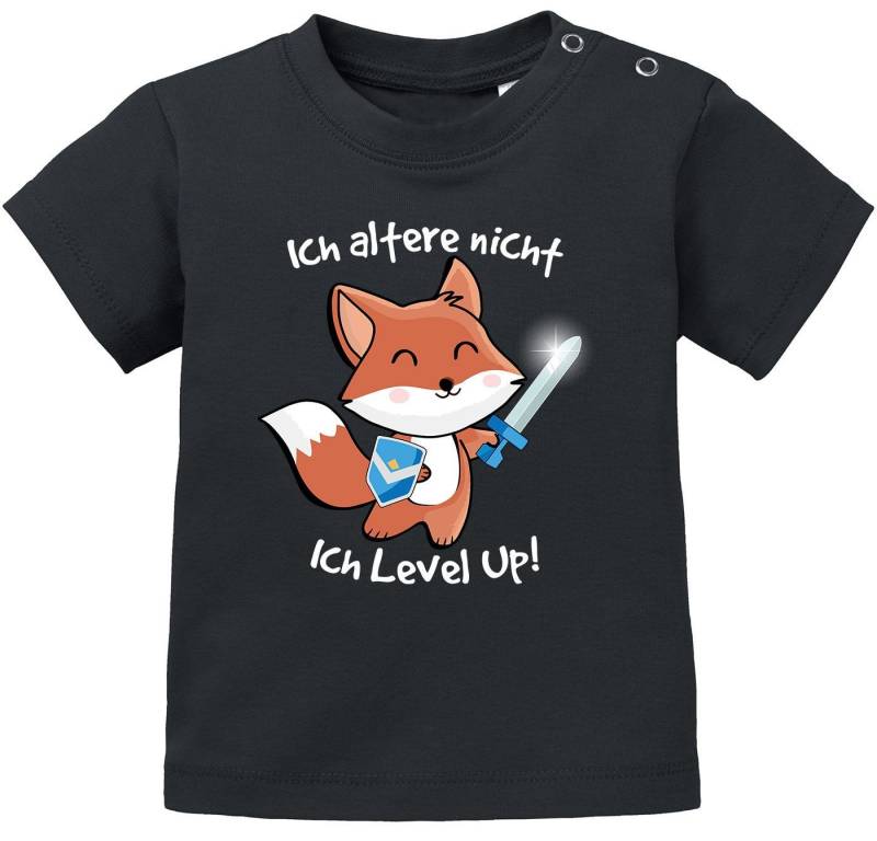 MoonWorks Print-Shirt Baby T-Shirt kurzarm Gaming mit Spruch lustig Fuchs Ich altere nicht von MoonWorks