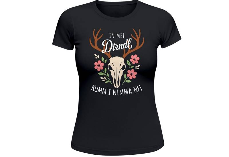 MoonWorks Print-Shirt Damen T-Shirt für das Oktoberfest In mei Dirndl kumm i nimma nei mit Print von MoonWorks