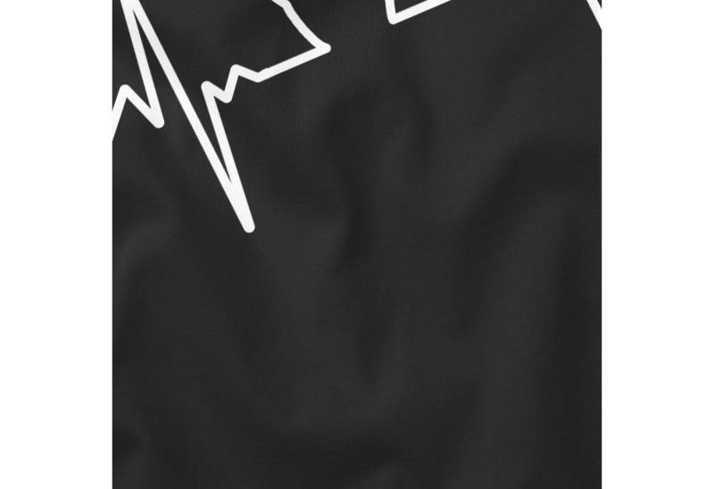 MoonWorks Print-Shirt Herren T-Shirt Aufdruck Handzeichen Reingeschaut Lochspiel Bongoloch mit Print von MoonWorks