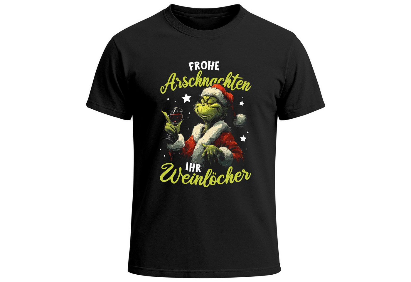 MoonWorks Print-Shirt Herren T-Shirt Weihnachten Spruch lustig XMAS Printshirt mit Print von MoonWorks