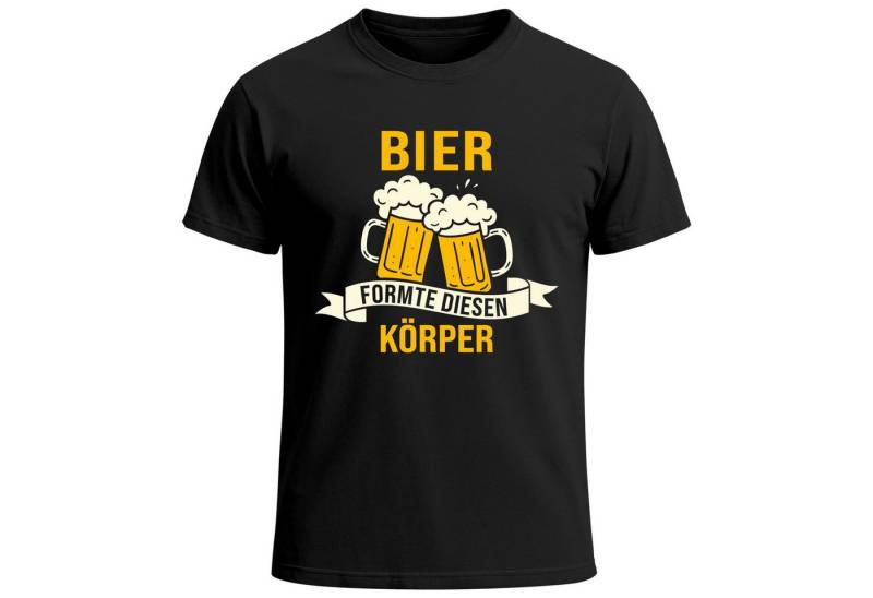 MoonWorks Print-Shirt Herren T-Shirt für das Oktoberfest Bier formte diesen Körper mit Print von MoonWorks