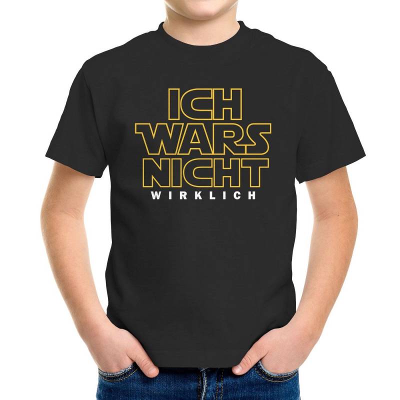 MoonWorks Print-Shirt Kinder T-Shirt Jungen Ich Wars nicht Wirklich Spruch lustig von MoonWorks