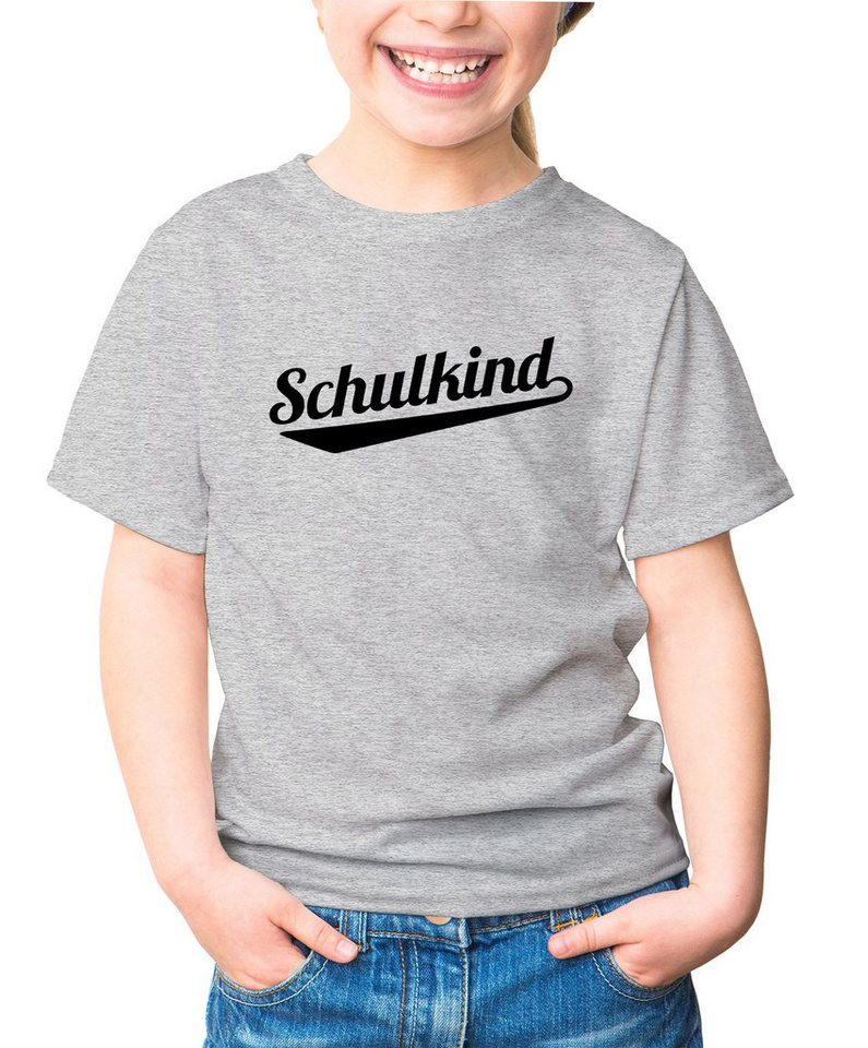 MoonWorks Print-Shirt Kinder T-Shirt Mädchen Aufdruck Schulkind Geschenk zur Einschulung von MoonWorks
