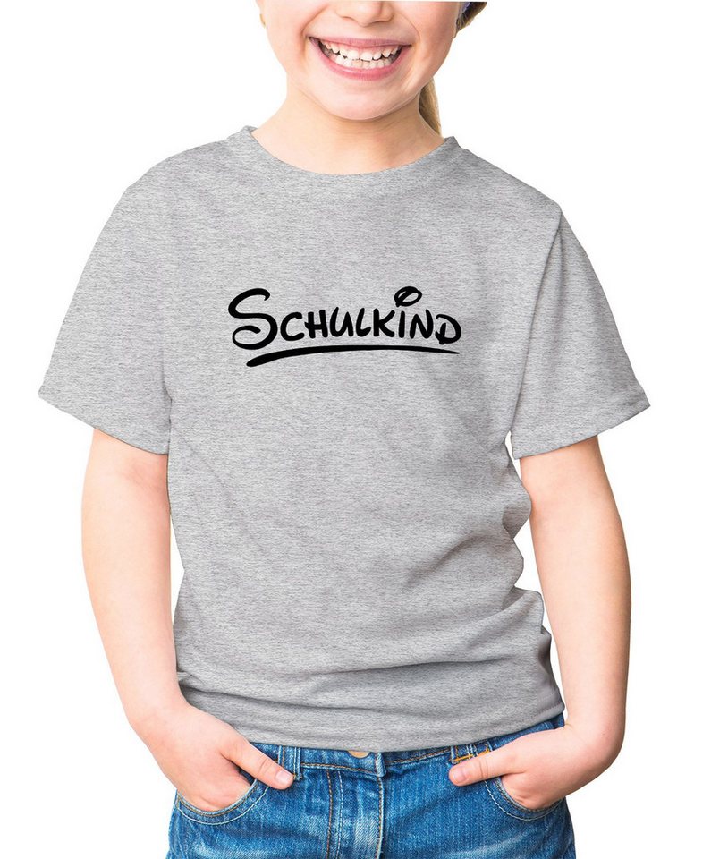 MoonWorks Print-Shirt Kinder T-Shirt Mädchen Aufdruck Schulkind Geschenk zur Einschulung von MoonWorks